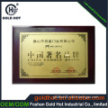 China supplier wholesale metal +wood corporate award